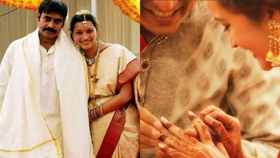 Pawan Kalyan and Renu Desai married in 2009 and divorced in 2012. Renu got engaged again in 2018 but called off the wedding. Pawan Kalyan and Renu Desai married in 2009 and divorced in 2012. Renu got engaged again in 2018 but called off the wedding.