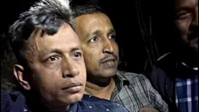 Thane, Jan 19 (ANI): Mumbai Police arrest Bangladeshi national Mohammad Shariful Islam Shahzad name changed to Vijay Das in the Saif Ali Khan attack case, in Thane on Saturday. (ANI Photo) (ANI) Thane, Jan 19 (ANI): Mumbai Police arrest Bangladeshi national Mohammad Shariful Islam Shahzad name changed to Vijay Das in the Saif Ali Khan attack case, in Thane on Saturday. (ANI Photo) (ANI)