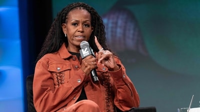 Michelle Obama said that her choice to step back was seen as a reflection of her marriage with Barack Obama. (AFP) Michelle Obama said that her choice to step back was seen as a reflection of her marriage with Barack Obama. (AFP)