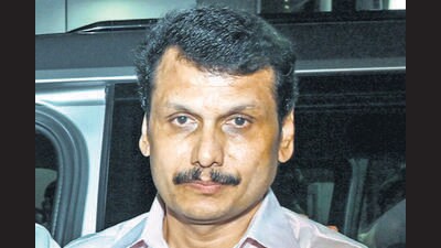 V Senthil Balaji was appointed to a cabinet position soon after, leading to an application filed by a complainant in the case seeking recall of the DMK leader’s bail order (PTI) V Senthil Balaji was appointed to a cabinet position soon after, leading to an application filed by a complainant in the case seeking recall of the DMK leader’s bail order (PTI)