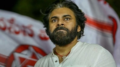 Pawan Kalyan and Chiranjeevi flew to Singapore on Tuesday evening to be with Mark Shankar. Pawan Kalyan and Chiranjeevi flew to Singapore on Tuesday evening to be with Mark Shankar.