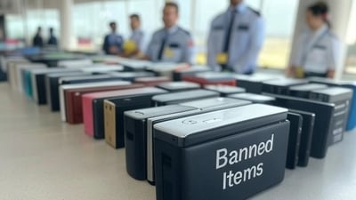 Some Airlines are restricting power banks on flights due to fire risks from lithium-ion battery malfunctions. (Grok)