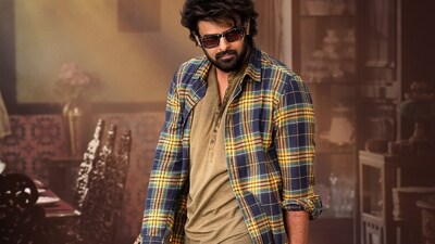 Prabhas in a still from director Maruthi's horror comedy The Raja Saab.