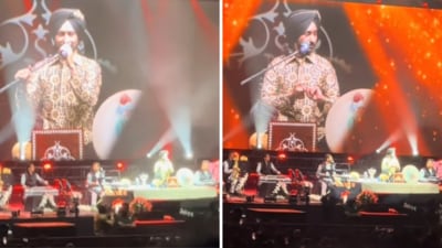 Satinder Sartaaj explained that he came up with the revised lyrics especially for his audience in Toronto. (Instagram/troll_canadaa) Satinder Sartaaj explained that he came up with the revised lyrics especially for his audience in Toronto. (Instagram/troll_canadaa)