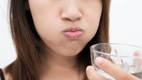 Oil pulling: Swishing oil in the mouth is called oil pulling. The practice helps in the removal of microbes from the gums and teeth. It helps in alleviating mouth ulcers. It also exercises the muscles of the mouth, thereby strengthening and toning them. (Image by Instagram) Oil pulling: Swishing oil in the mouth is called oil pulling. The practice helps in the removal of microbes from the gums and teeth. It helps in alleviating mouth ulcers. It also exercises the muscles of the mouth, thereby strengthening and toning them. (Image by Instagram)