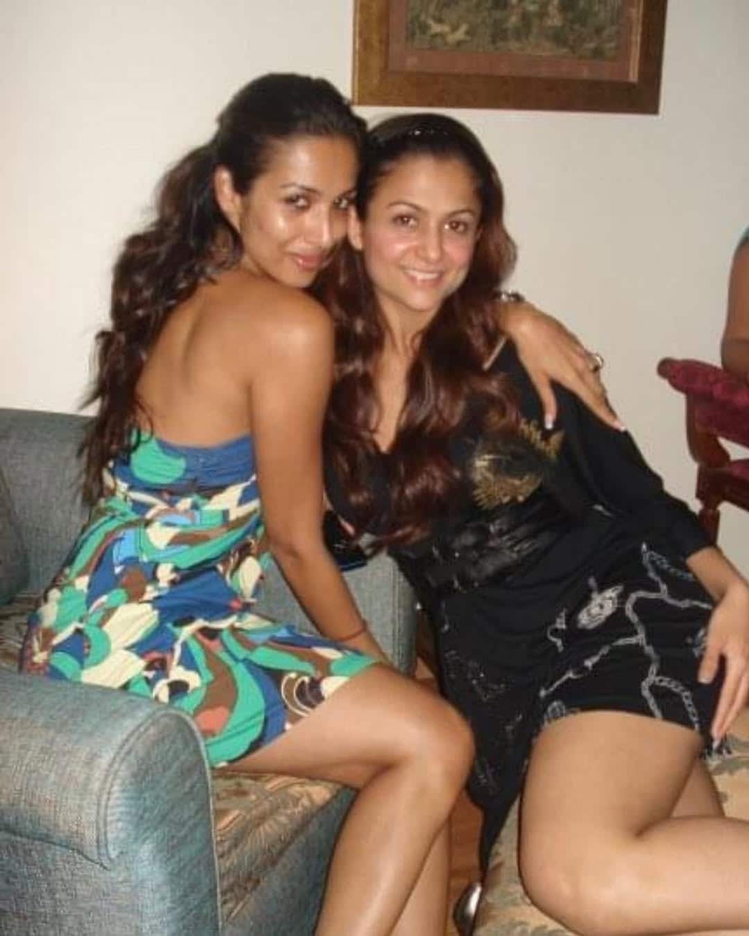 Malaika Arora with sister Amrita Arora