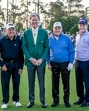 From L-R: Gary Player, Fred S. Ridley, Jack Nicklaus and Tom Watson at the Augusta National Golf Club. (Augusta National)