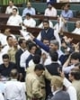The speaker reminded the members that the issue was sub-judice with 12 writ petitions pending before the Supreme Court and that the Act had been passed by the Parliament — not the J&K Assembly. (HT Photo) The speaker reminded the members that the issue was sub-judice with 12 writ petitions pending before the Supreme Court and that the Act had been passed by the Parliament — not the J&K Assembly. (HT Photo)