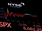 The US stock markets are down again.