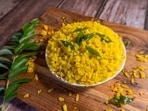 Poha is a popular Indian breakfast. Poha is a popular Indian breakfast.