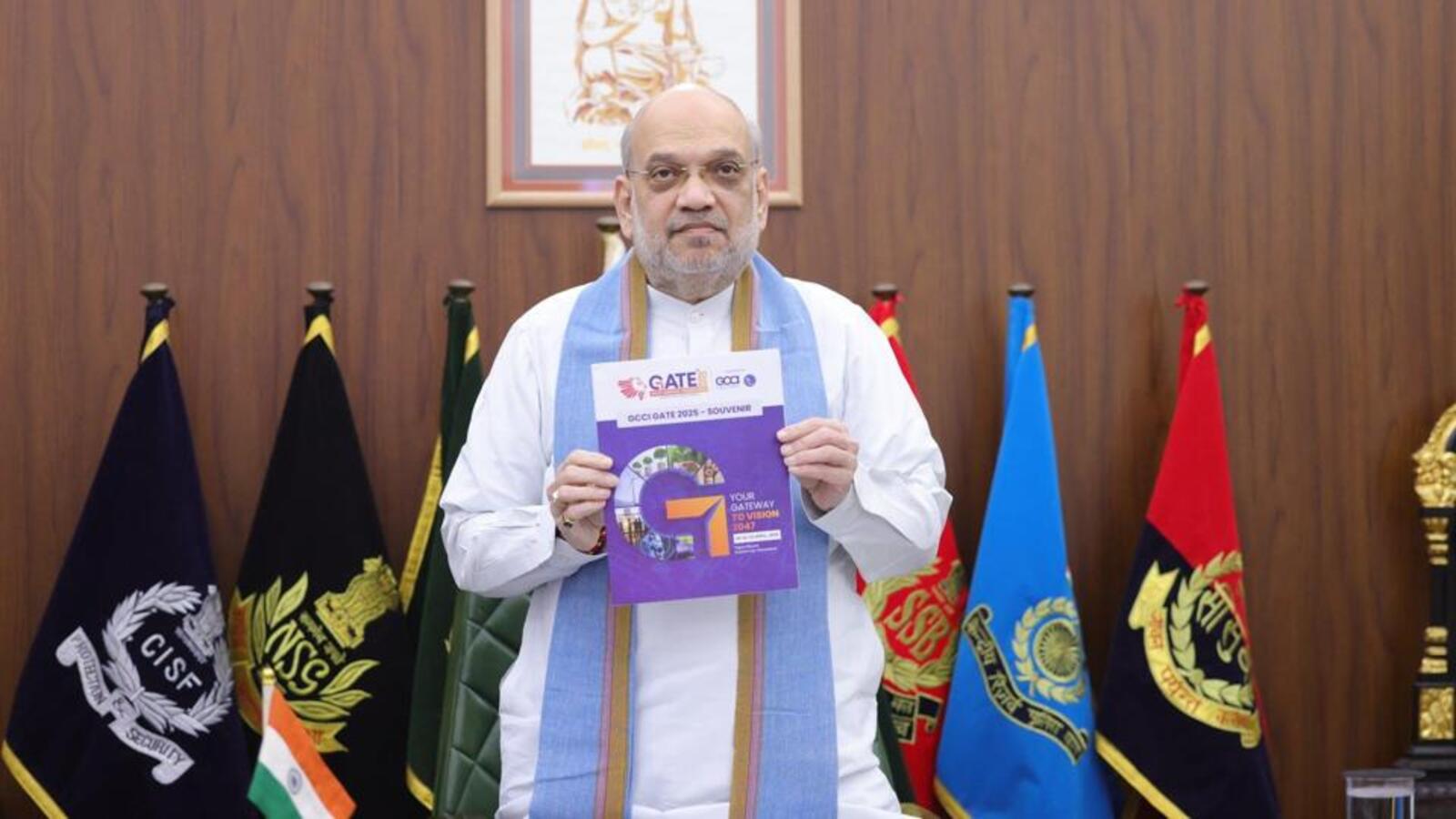Gujarat become pioneer in sectors that will shape global economy over 25 yrs: Shah | Latest News India Gujarat become pioneer in sectors that will shape global economy over 25 yrs: Shah | Latest News India