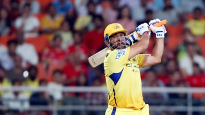 MS Dhoni in action during CSK's loss to PBKS in New Chandigarh (ANI Photo) MS Dhoni in action during CSK's loss to PBKS in New Chandigarh (ANI Photo)