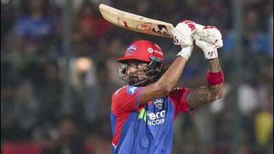 Delhi Capitals batter KL Rahul. (PTI) Delhi Capitals batter KL Rahul. (PTI)