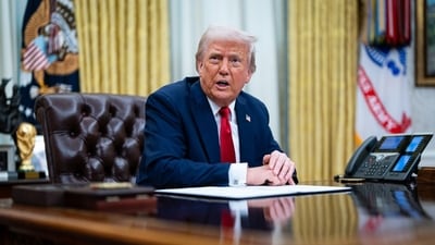 US President Donald Trump (Bloomberg) US President Donald Trump (Bloomberg)