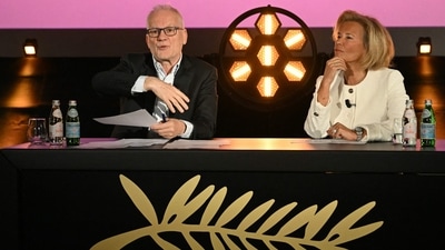 Festival General Delegate Thierry Fremaux (L) and festival President Iris Knobloch give a press conference to announce the official selection of the 78th edition of the Cannes Film Festival, at the UGC Montparnasse cinema in Paris, on April 10, 2025. (Photo by Bertrand GUAY / AFP) (AFP) Festival General Delegate Thierry Fremaux (L) and festival President Iris Knobloch give a press conference to announce the official selection of the 78th edition of the Cannes Film Festival, at the UGC Montparnasse cinema in Paris, on April 10, 2025. (Photo by Bertrand GUAY / AFP) (AFP)