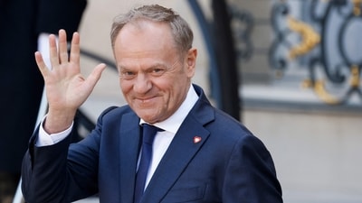 Poland's Prime Minister Donald Tusk, called Trump’s tariffs “totally unnecessary and stupid,” estimating a 0.4% GDP hit to Poland’s economy. (Photo by Ludovic MARIN / AFP) (AFP) Poland's Prime Minister Donald Tusk, called Trump’s tariffs “totally unnecessary and stupid,” estimating a 0.4% GDP hit to Poland’s economy. (Photo by Ludovic MARIN / AFP) (AFP)