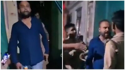 A video of the incident surfaced online, showing the man exiting a house while arguing over his wife’s alleged affair. (X) A video of the incident surfaced online, showing the man exiting a house while arguing over his wife’s alleged affair. (X)