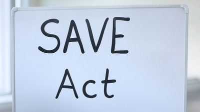 The House narrowly passed the Safeguard American Voter Eligibility (SAVE) Act on Thursday. (AI/ Grok)