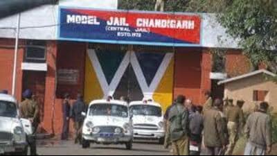 The Model Jail in Chandigarh currently houses 1,120 inmates, including 1,000 men and 120 women. (HT photo)