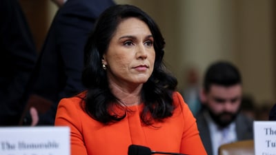 Director of National Intelligence (DNI) Tulsi Gabbard more than 100 people have been working “around the clock” to scan the documents. (REUTERS)