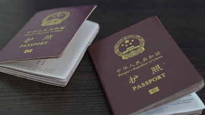 A handout video grab taken on April 10, 2025 from footage published on the official Facebook page of Ukrainian President Volodymyr Zelensky shows alleged Chinese passports after Zelensky said on April 8, 2025, that two Chinese nationals had been captured by Ukrainian forces in the Donetsk region.
(Photo by Facebook account of Volodymyr Zelensky / AFP) / RESTRICTED TO EDITORIAL USE - MANDATORY CREDIT "AFP PHOTO / FACEBOOK ACCOUNT OF VOLODYMYR ZELENSKY" - HANDOUT - NO MARKETING NO ADVERTISING CAMPAIGNS - DISTRIBUTED AS A SERVICE TO CLIENTS - AFP CANNOT INDEPENDENTLY VERIFY THE AUTHENTICITY OR LOCATION, DATE, AND CONTENT OF THESE IMAGES. / (AFP) A handout video grab taken on April 10, 2025 from footage published on the official Facebook page of Ukrainian President Volodymyr Zelensky shows alleged Chinese passports after Zelensky said on April 8, 2025, that two Chinese nationals had been captured by Ukrainian forces in the Donetsk region.
(Photo by Facebook account of Volodymyr Zelensky / AFP) / RESTRICTED TO EDITORIAL USE - MANDATORY CREDIT "AFP PHOTO / FACEBOOK ACCOUNT OF VOLODYMYR ZELENSKY" - HANDOUT - NO MARKETING NO ADVERTISING CAMPAIGNS - DISTRIBUTED AS A SERVICE TO CLIENTS - AFP CANNOT INDEPENDENTLY VERIFY THE AUTHENTICITY OR LOCATION, DATE, AND CONTENT OF THESE IMAGES. / (AFP)