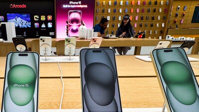 Apple iPhones are displayed in a store in Washington DC, United States. (AFP) Apple iPhones are displayed in a store in Washington DC, United States. (AFP)