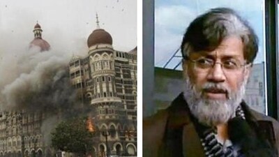 Visuals from the Mumbai terror attack in 2008; (right) Tahawwur Rana. (PTI File) Visuals from the Mumbai terror attack in 2008; (right) Tahawwur Rana. (PTI File)