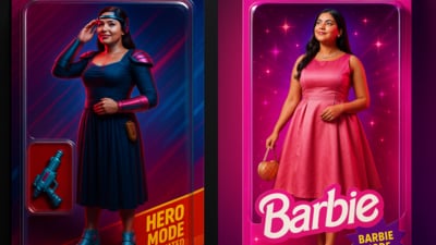 The AI Barbie-box style image has taken over the internet. (Created using ChatGPT) The AI Barbie-box style image has taken over the internet. (Created using ChatGPT)
