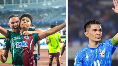 For the second time in three seasons, Mohun Bagan Super Giant and Bengaluru FC will meet in the ISL cup final. (ISL) For the second time in three seasons, Mohun Bagan Super Giant and Bengaluru FC will meet in the ISL cup final. (ISL)
