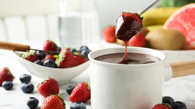 Strawberry dipped in hot chocolate is one good combination. (Shutterstock) Strawberry dipped in hot chocolate is one good combination. (Shutterstock)
