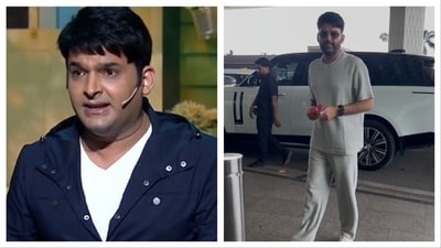 Kapil Sharma looked a lot different from his former self during a recent airport outing. Kapil Sharma looked a lot different from his former self during a recent airport outing.