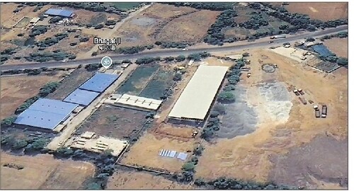 A satellite image of the area, (HT photo) A satellite image of the area, (HT photo)