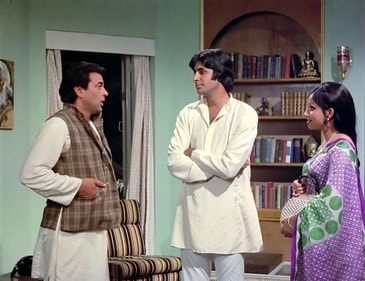Dharmendra, Amitabh Bachchan and Sharmila Tagore Dharmendra, Amitabh Bachchan and Sharmila Tagore
