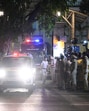 A cavalcade escorting Tahawwur Hussain Rana leaves the Patiala House Court, in New Delhi on Friday. (HT PHOTO) A cavalcade escorting Tahawwur Hussain Rana leaves the Patiala House Court, in New Delhi on Friday. (HT PHOTO)