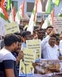 TMC members take out a protest rally demanding the reinstatement of qualified teachers, in Malda, West Bengal. (PTI)