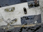 Debris floats in the water at the scene where a helicopter crashed into the Hudson River. Debris floats in the water at the scene where a helicopter crashed into the Hudson River.
