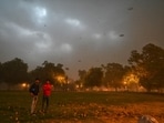 The India Meteorological Department also issued a red alert in Delhi and it's surrounding areas for a few hours due to the dust storm.