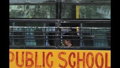 76 schools that failed to submit any details of fee revisions also came under scrutiny. The DM ordered a fine of ₹1 lakh be imposed on each of them under relevant sections of the 2018 Act. (HT File Photo) 76 schools that failed to submit any details of fee revisions also came under scrutiny. The DM ordered a fine of ₹1 lakh be imposed on each of them under relevant sections of the 2018 Act. (HT File Photo)