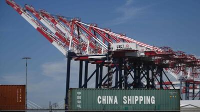A Chinese shipping cargo container at Long Beach, California on April 10. (AFP Photo) A Chinese shipping cargo container at Long Beach, California on April 10. (AFP Photo)