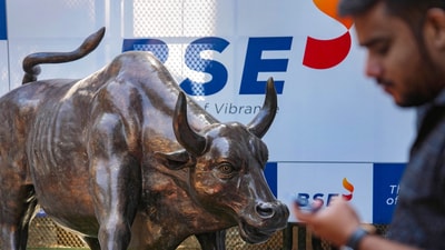 The BSE Sensex jumped 1,061.26 points to open at 74,941.53, while the NSE Nifty climbed 354.90 points (PTI) The BSE Sensex jumped 1,061.26 points to open at 74,941.53, while the NSE Nifty climbed 354.90 points (PTI)