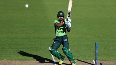 Babar Azam lashed out at a reporter during the PSL official press conference. (AFP) Babar Azam lashed out at a reporter during the PSL official press conference. (AFP)