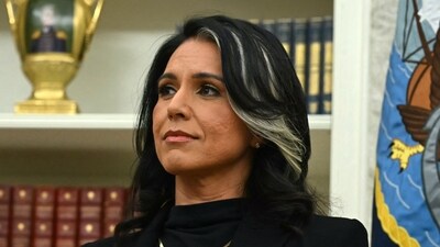 During a Cabinet meeting convened by US President Donald Trump on April 10, Gabbard said that the Intelligence department has “evidence” that EVS are susceptible to the exploitation to manipulate the results”. (AFP) During a Cabinet meeting convened by US President Donald Trump on April 10, Gabbard said that the Intelligence department has “evidence” that EVS are susceptible to the exploitation to manipulate the results”. (AFP)