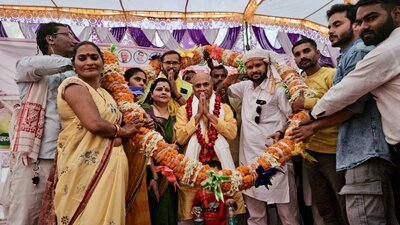 Former Union minister RCP Singh has launched his Aap Sabki Party and claims to contest all 243 sets in the upcoming elections. (X@RCP_Singh) Former Union minister RCP Singh has launched his Aap Sabki Party and claims to contest all 243 sets in the upcoming elections. (X@RCP_Singh)