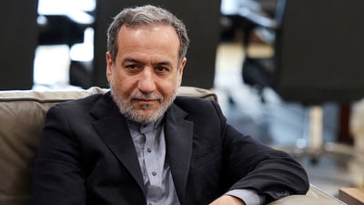 Iranian Foreign Minister Abbas Araqchi looks on during a meeting. The Iranian foreign ministry said on Friday the U.S. should value the Islamic Republic's decision to engage in talks despite what it called Washington's “prevailing confrontational hoopla”. (REUTERS file)
