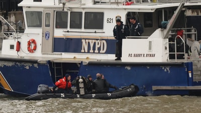 The flight lasted less than 18 minutes in the sky before it crashed into the Hudson river, killing those on board (AP) The flight lasted less than 18 minutes in the sky before it crashed into the Hudson river, killing those on board (AP)