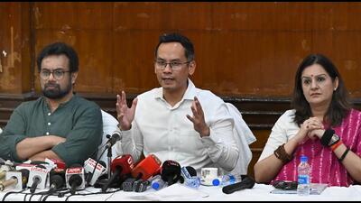 Opposition INDIA bloc press conference over the RTI Act. (HT PHOTO) Opposition INDIA bloc press conference over the RTI Act. (HT PHOTO)