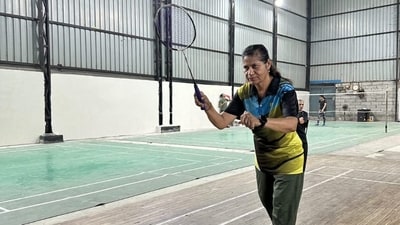 64-year-old Nirmal Sahdev has recently won bronze in the state level badminton competition 64-year-old Nirmal Sahdev has recently won bronze in the state level badminton competition