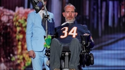 Steve Gleason, 48, a former professional football player who played as a safety with the New Orleans Saints is suffering from ALS after being diagnosed in January 2011, at the age of 34. (AP) Steve Gleason, 48, a former professional football player who played as a safety with the New Orleans Saints is suffering from ALS after being diagnosed in January 2011, at the age of 34. (AP)