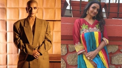 Shanthi Priya posted photos of her new look on Instagram. Shanthi Priya posted photos of her new look on Instagram.
