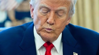 US President Donald Trump speaks after signing an executive order in the Oval Office of the White House. (AFP) US President Donald Trump speaks after signing an executive order in the Oval Office of the White House. (AFP)